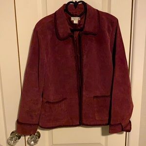 Christopher & Banks Leather Jacket